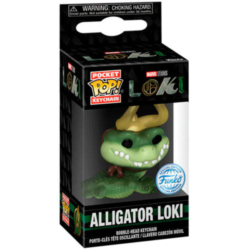 Keyring Pocket Pop Marvel Loki Alligator Loki — image 1
