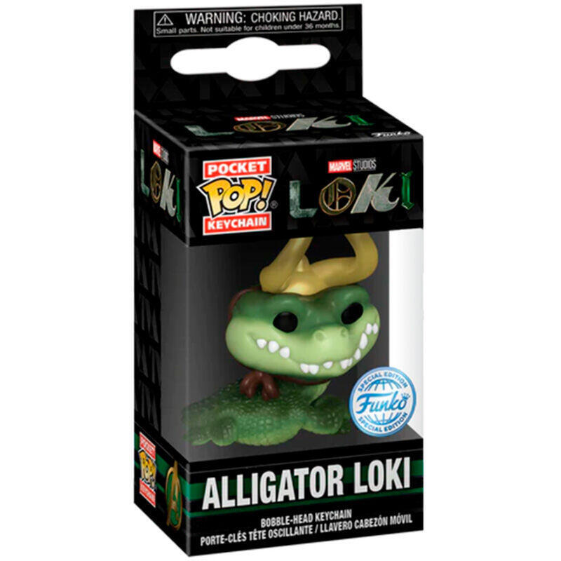 Keyring Pocket Pop Marvel Loki Alligator Loki