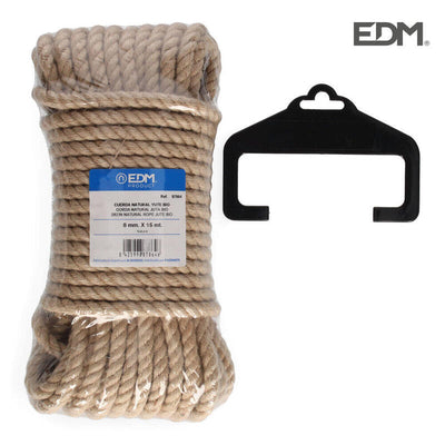 EDM Madeja 15M Cuerda Natural Yute Bio. 3 Cabos. Calibre 8M — image 1
