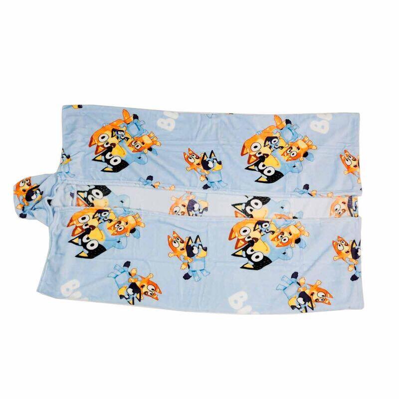 Blanket Coralina Capucha Bluey 120X150CM