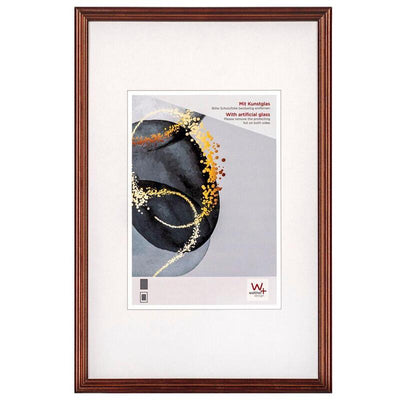 Walther Frame Select Glass Artistic Wood Brown 13X18 HSX318P — image 1
