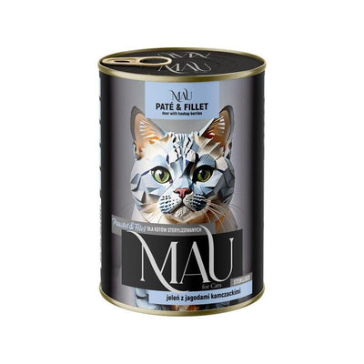 Mau Pate And Fillet Sterilised Deer With Haskap Berries - Comida Húmeda Gatos - 400G — image 1