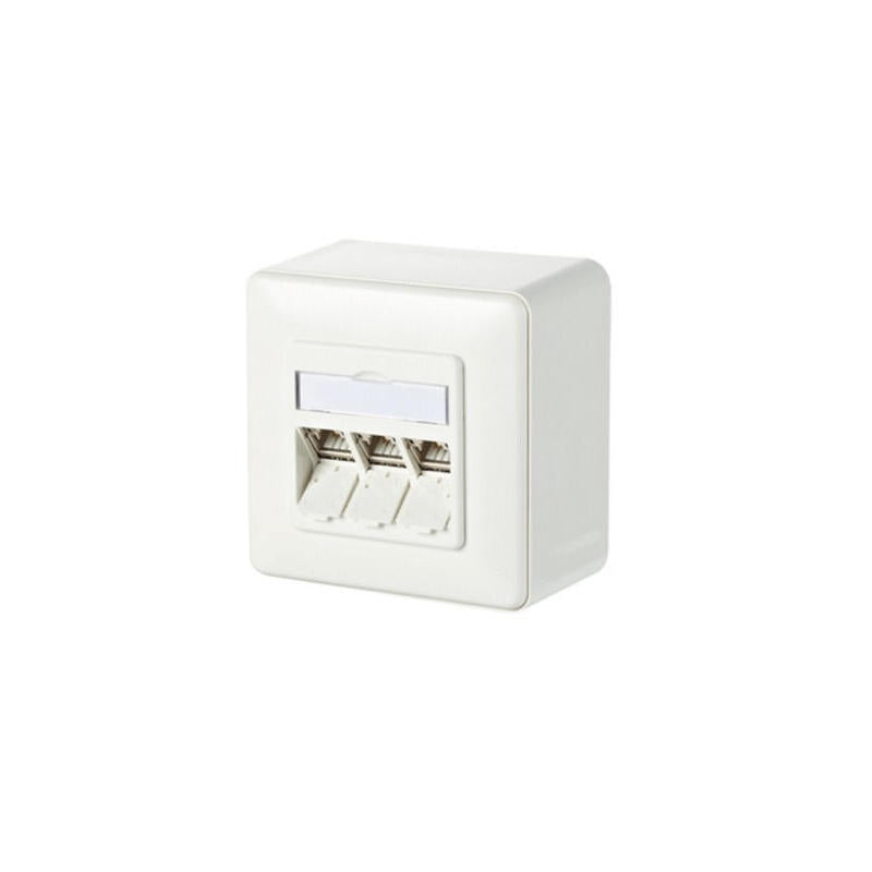 Metz Connect 130B11D30002- And Socket Power RJ-45 White