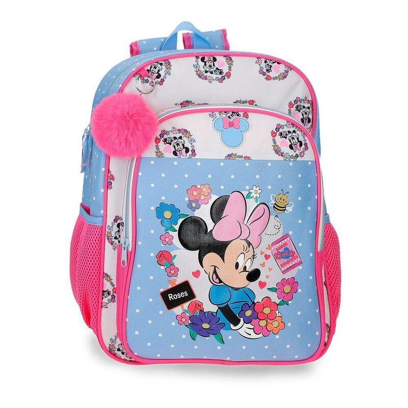 Backpack Flowers Minnie Disney 40CM Adaptable