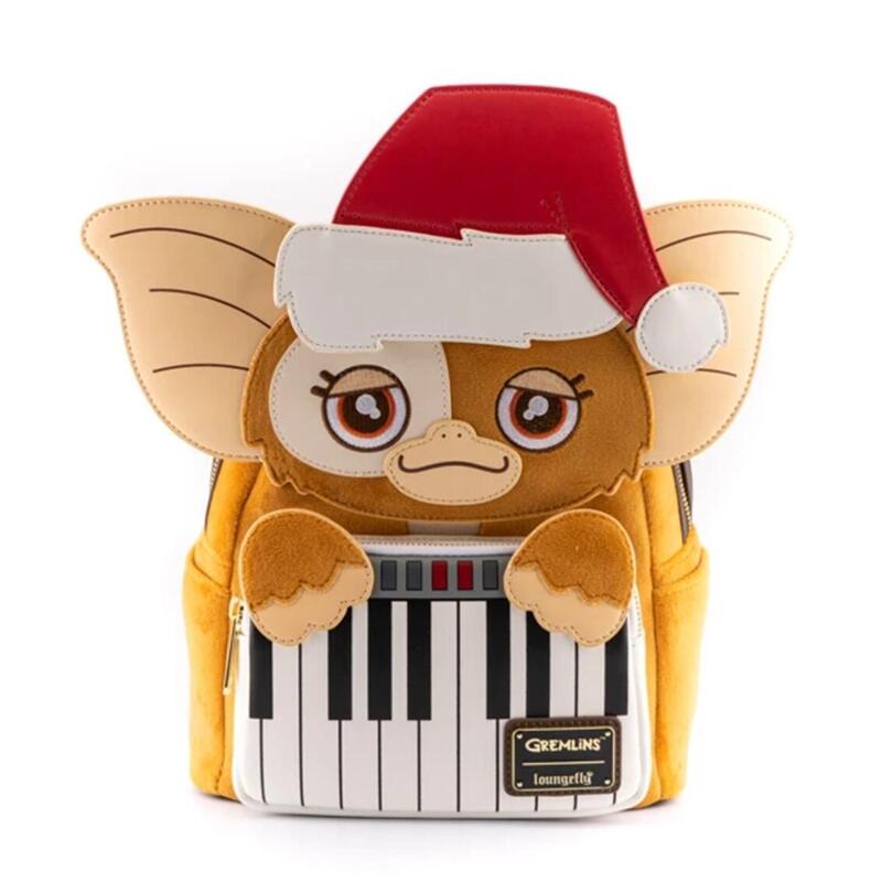 Loungefly Backpack Gremlins Gizmo Christmas ( With Sombrero Retirable)