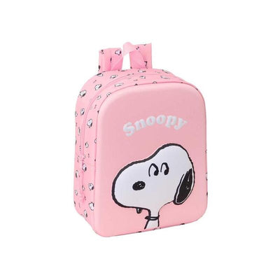 Safta Backpack Snoopy Guarderia 3D 6L - Handle Mano Top - Asas Regulables And Acolchadas - Zip Closure - — image 1