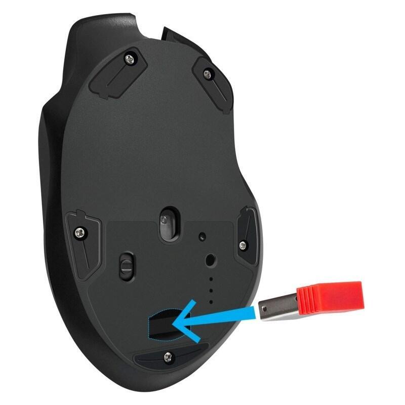 Defender Mouse GM-213 Thunder RF 1600DPI 8P Black