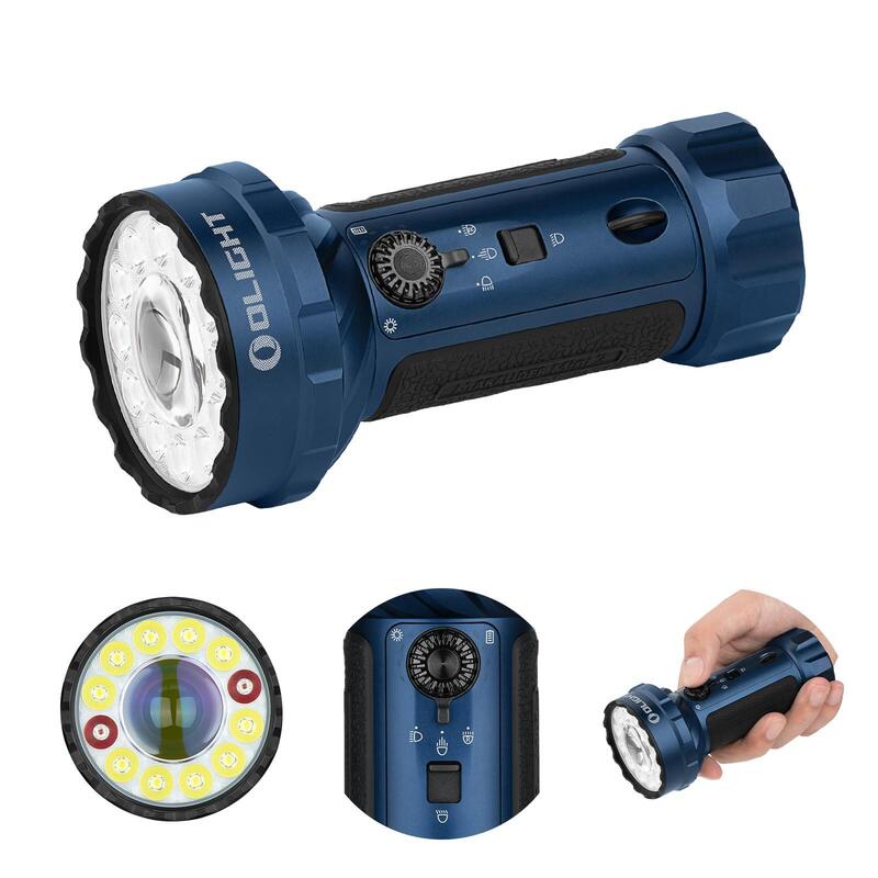 Olight Marauder Mini 2 Linterna LED - 10000 Lúmenes, Range 750M, 5 Modos, Charging Magnética Mcc & Usb-c, Comp