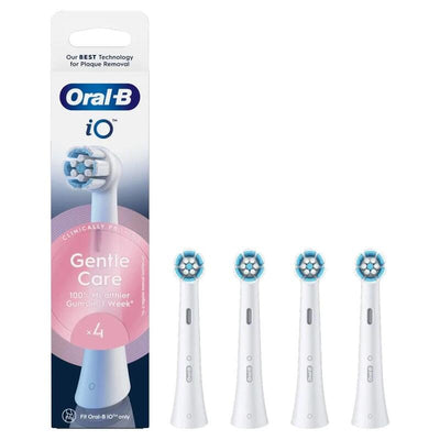 Oral-b Io Gentle Care Replaceable Toothbrush Heads, 4 Pcs, White — image 1
