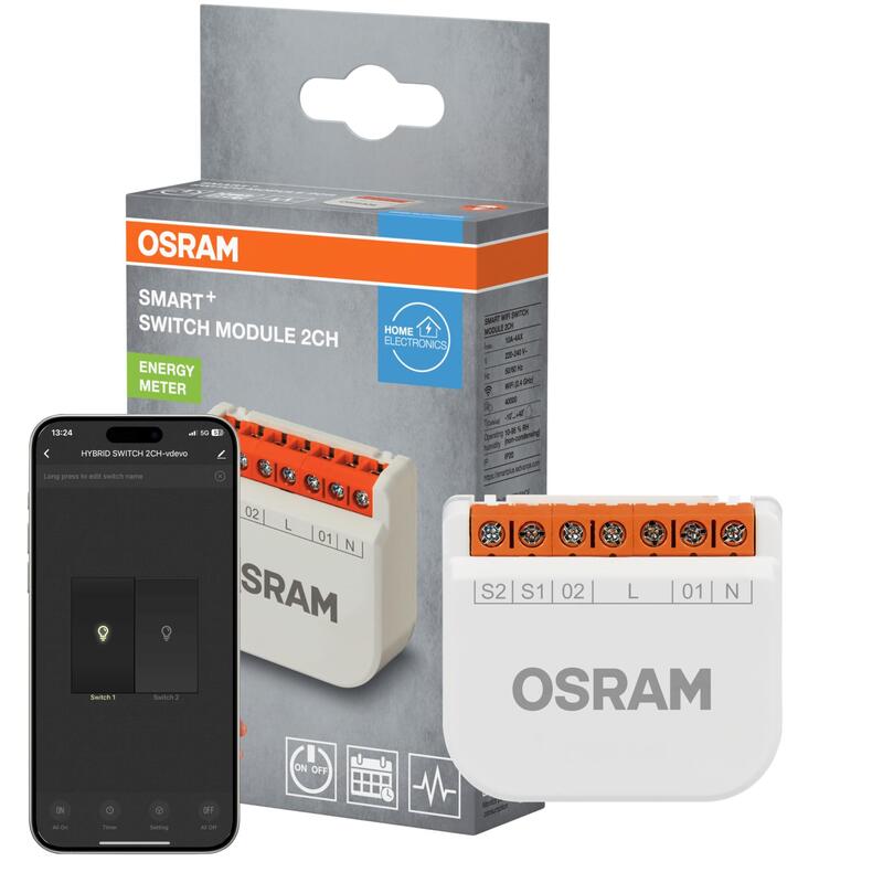 Osram Smart + Wall Switch 2-GANG