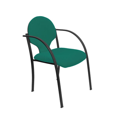 Pack 2 Chairs Hellin Chasis Black Bali Green — image 1
