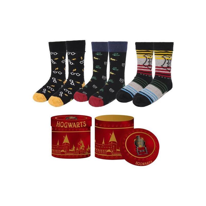 Pack Socks 3 Pieces Harry Potter Size 38/45