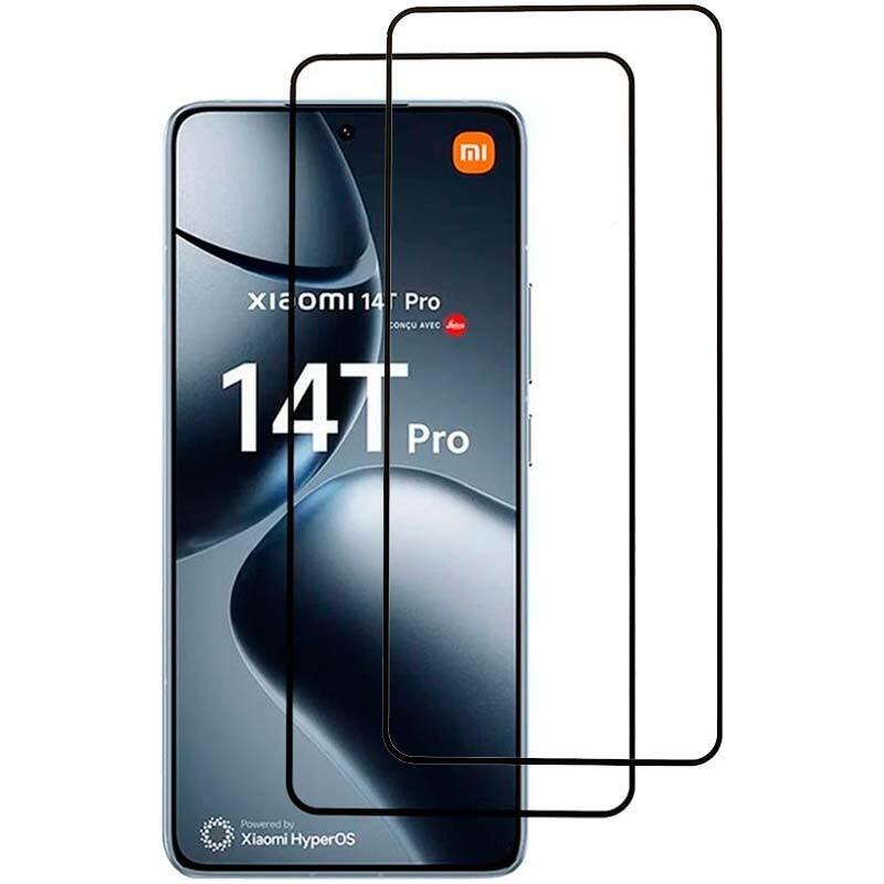Pack X2 Protector Glass Tempered Xiaomi Poco X7 Pro / 14T / 14T Pro Full Screen 3D
