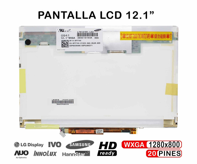 Screen LCD 12.1 Laptop LTN121W1-L02