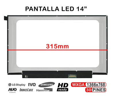 Screen LED Matte 14 Laptop NT140WHM-NS0 — image 1