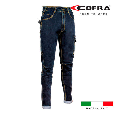 Cofra Trousers Vaquero Cabries Blue Jeans Size 48 — image 1