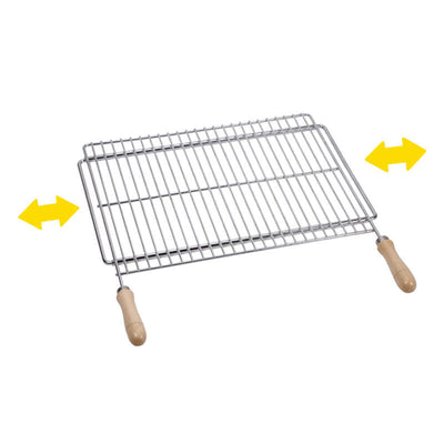 Parrilla Barbecue Extendable 70X40CM Steel Zincado — image 1