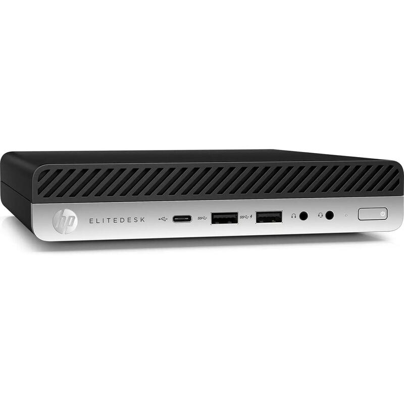 HP PC Refurbished Elitedesk 800 G5 Mini I5-9500T 8GB 2X4 GB 256GB M.2 W11P Installed 1 Year Warranty