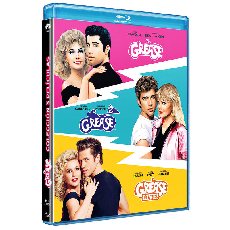 Film Grease - Collection 3 Films - Bd Blu-ray