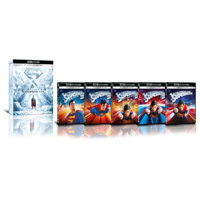 Film Superman I-iv (4K UHD + Bd) Blu-ray