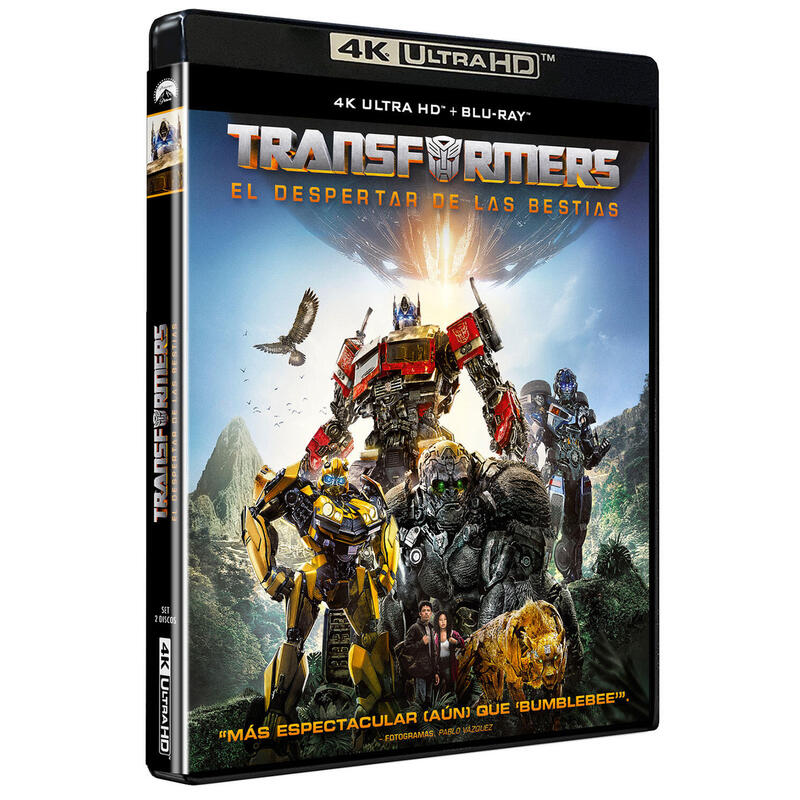Film Transformers - Despertar Bestias (4K Uhd) - Bd Blu-ray