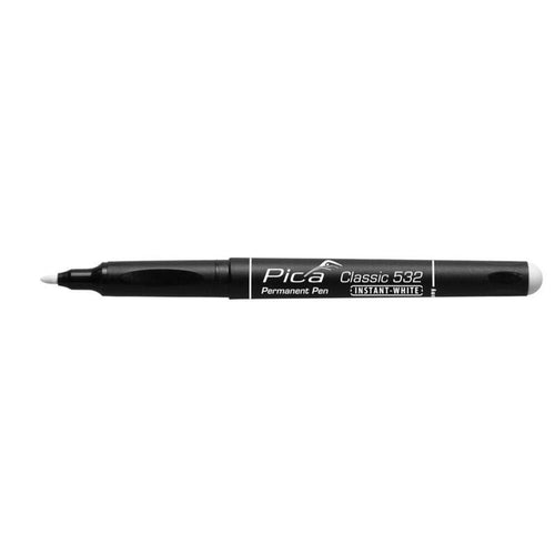 Pica Permanent Marker Instant White, Bullet Tip, 1-2MM — image 1