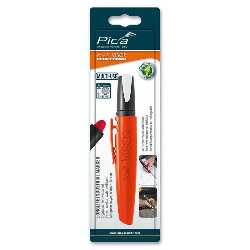 Pica Visor Permanent Marker White / Sb