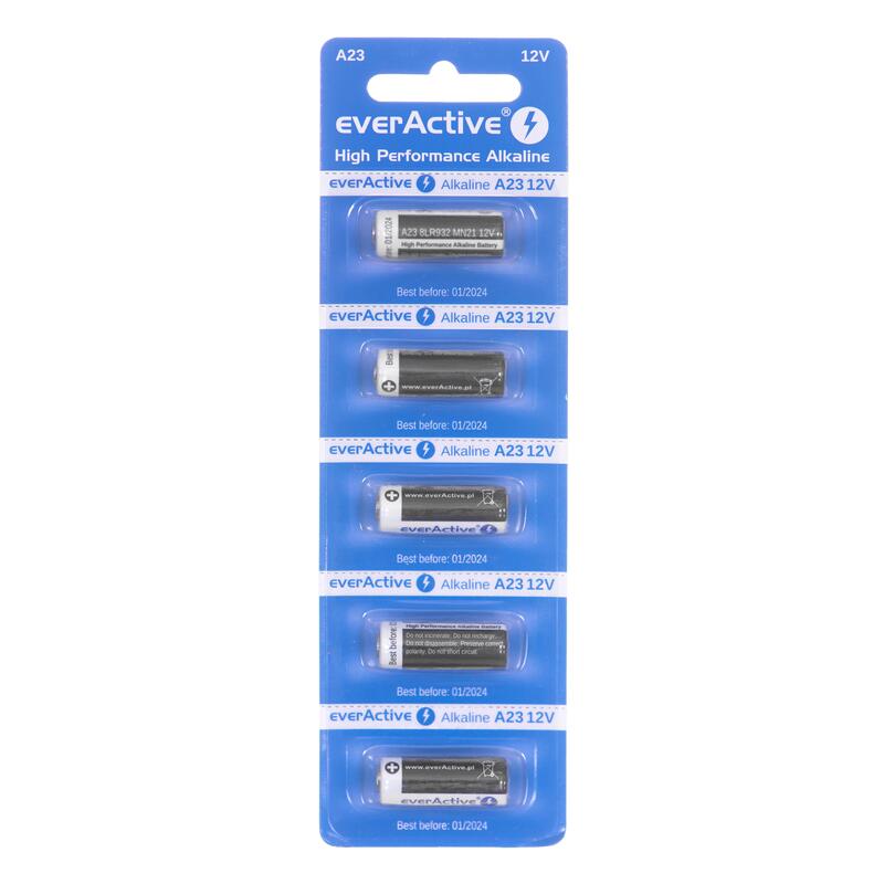 Everactive Batteries Alcalinas A23 12V - Blister 5 Units