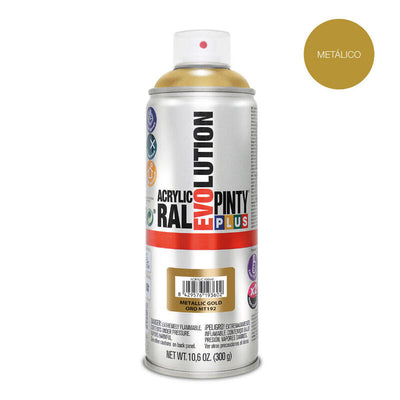 Pintura Spray Pintyplus Evolution Metalizada 520CC Oro MT192 — image 1