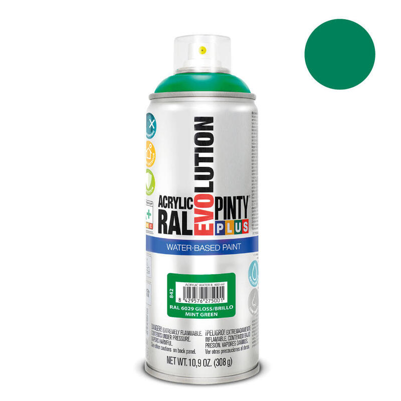 Pintura Spray Pintyplus Evolution Water-based 520CC Ral 6029 Green Menta
