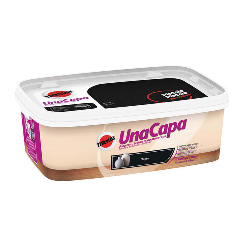 Pintura Plástica Ecológica, Capa, Black 2,5 L