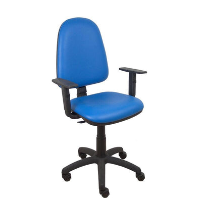 Piqueras And Crespo Chair Aýna Similpiel Blue Arms Regulables — image 1