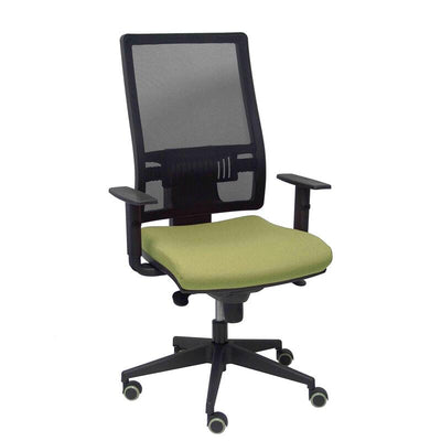Piqueras And Crespo Chair Horna Bali Green Oliva Arms Regulables — image 1