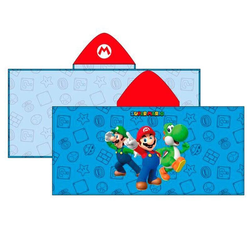 Poncho Towel Super Mario Bros Microfibra
