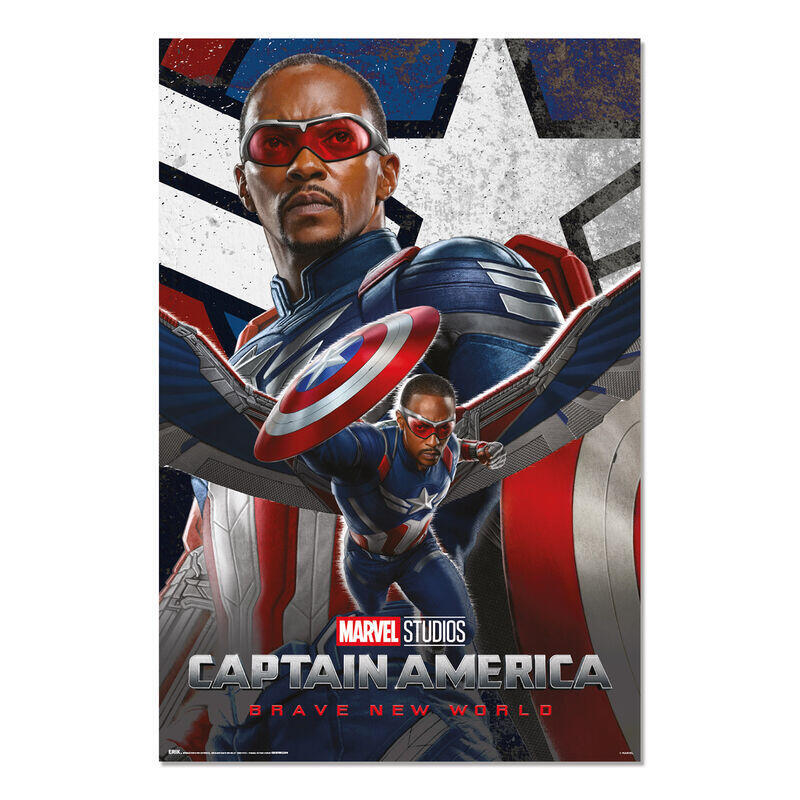 Poster New Mundo Capitan America Marvel