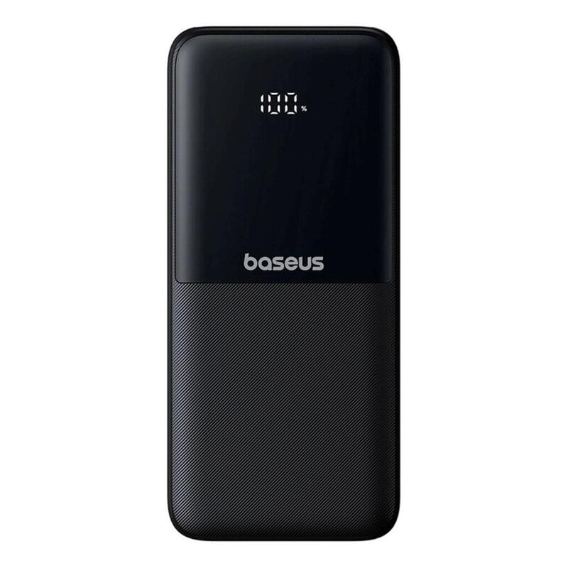 Baseus Powerbank Lipow With Double Cable Integrado And Screen 10000MAH 22,5W Black