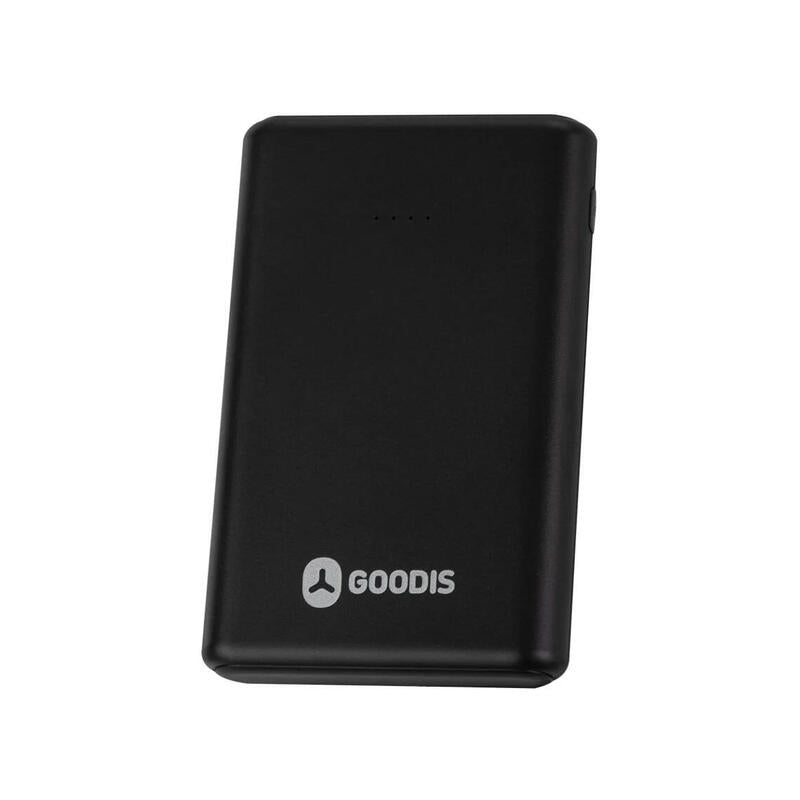 Powerbank Goodis (5.000MAH - Micro USB + USB-C - Black