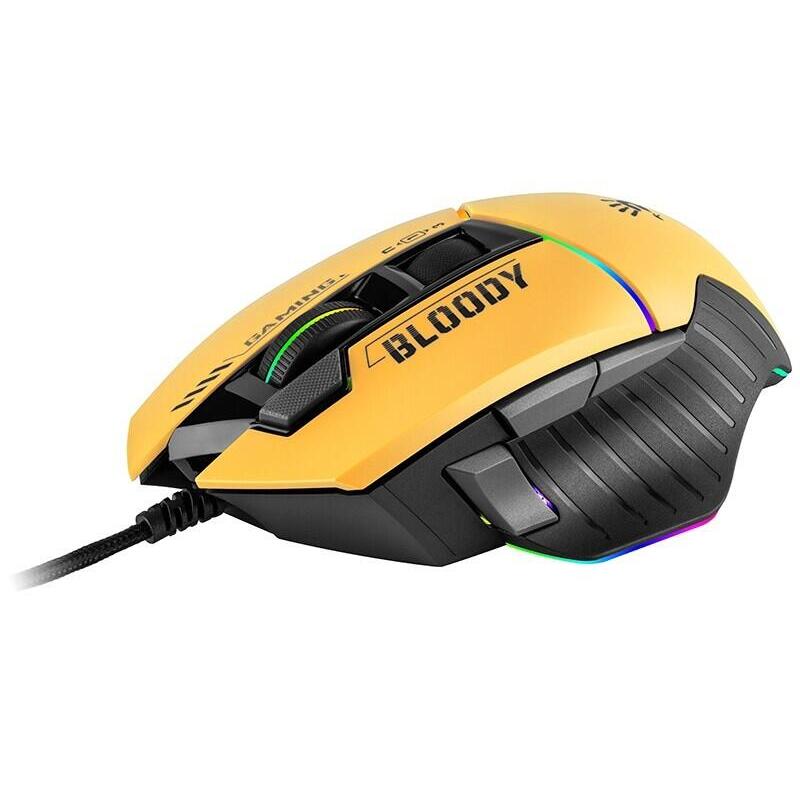 Mouse A4TECH Bloody W95MAX USB Sports Lime Wired