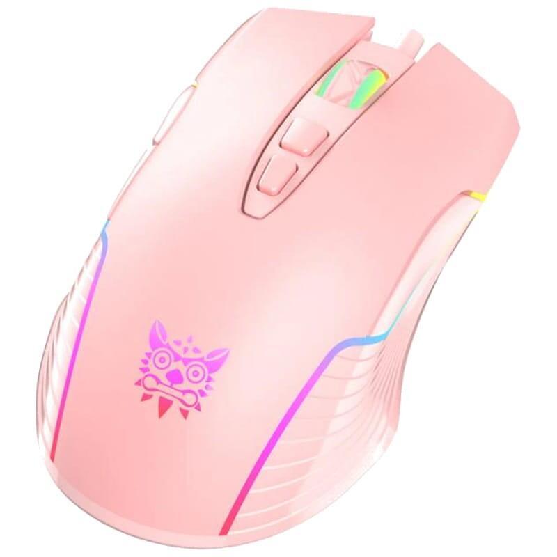 Onikuma Mouse CW905 Pink 6400 DPI Gaming