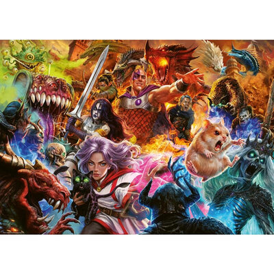 Ravensburger Puzzle D&d - Critical Encounters 1000 Pieces 12001672 — image 1
