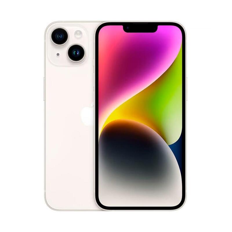 Refurbished Iphone 14 5G White 6+128GB 6.1 Amoled Full HD +