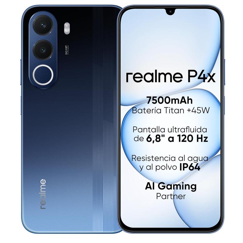 Realme P4X 4G Dual SIM 4GB RAM 128GB - Blue