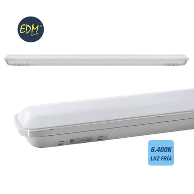 EDM Power Strip Estanca LED IP65 36W 3000LM 6500K Light Fria 8,6X118X6,6CM — image 1