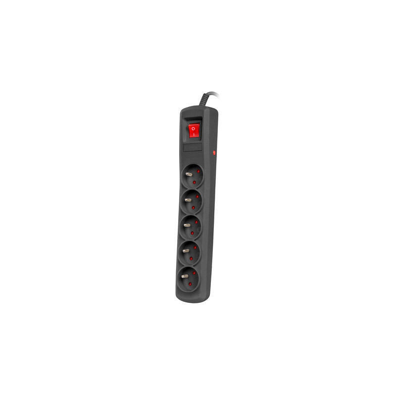 Power Strip Protector Contra Sobretensiones Bercy 400 3M (5 Plugs Black