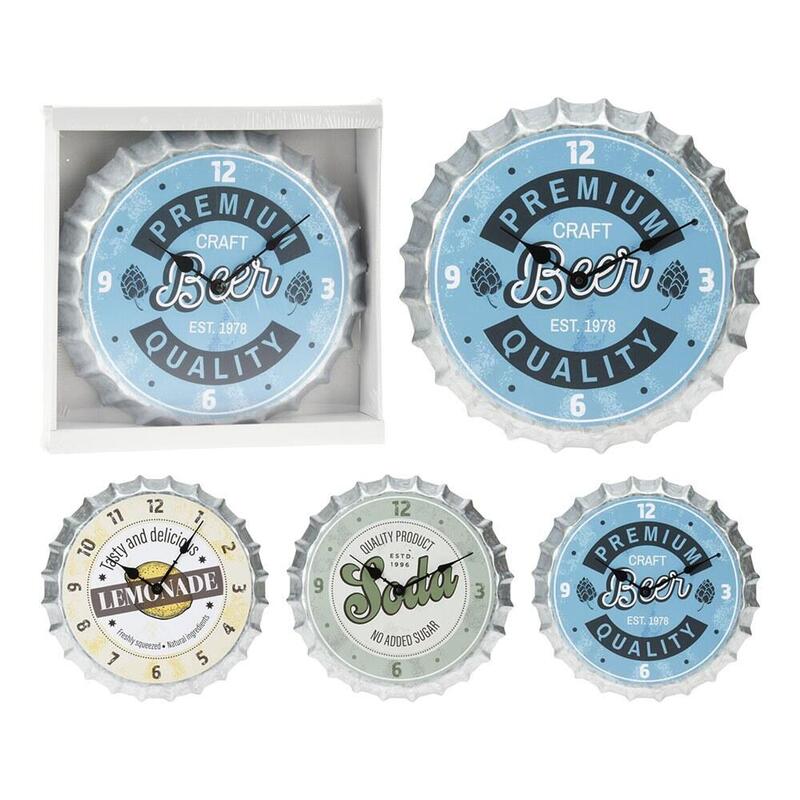 Watch Wall Forma Chapa Bottle Modelos Variados, Ø31CM