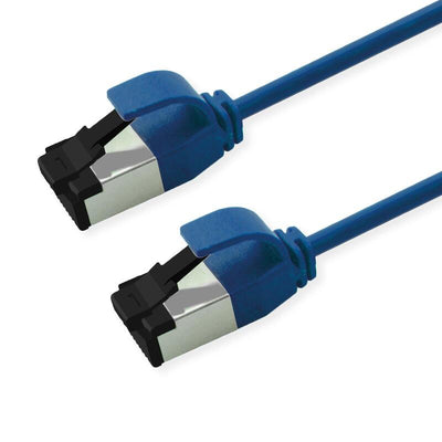 Roline S FTP Network Cable KAT.8.1, Slim, PoE, Blue 3M — image 1