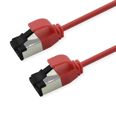 Roline S FTP Network Cable KAT.8.1, Slim, PoE, Red 3M — image 1
