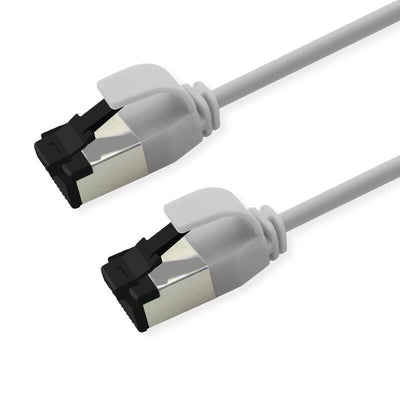 Roline S FTP Network Cable KAT.8.1, Slim, PoE, White 3M — image 1