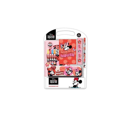 Safta Minnie Mouse Naive Pack School With Plumier Metallic - Pencil - 4 Markers - Regla 15CM - Sacapuntas - Ru — image 1