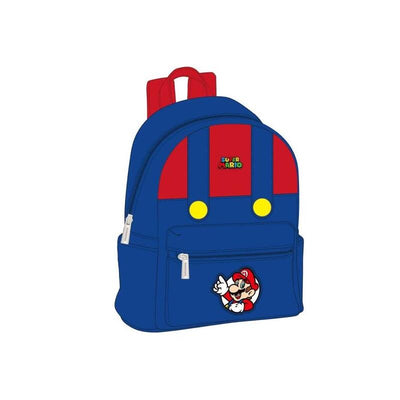 Safta Super Mario Mini Backpack - Bolsillo Front - Indoor Forrado - Hombreras Ajustables - Handle Top - 9L - — image 1
